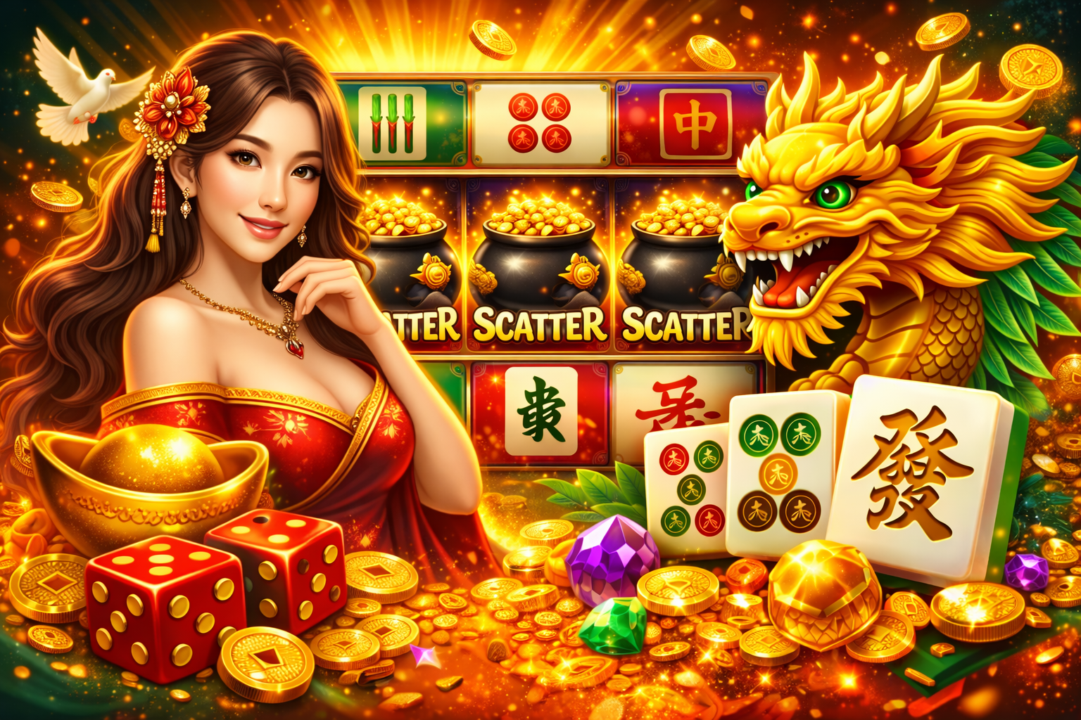 Cara Baca Pola Ritme Spin Scatter Mahjong Ways 1