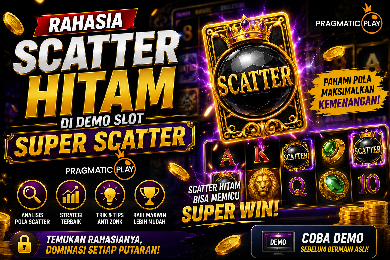 Rahasia Scatter Hitam di Demo Slot Super Scatter Pragmatic Play