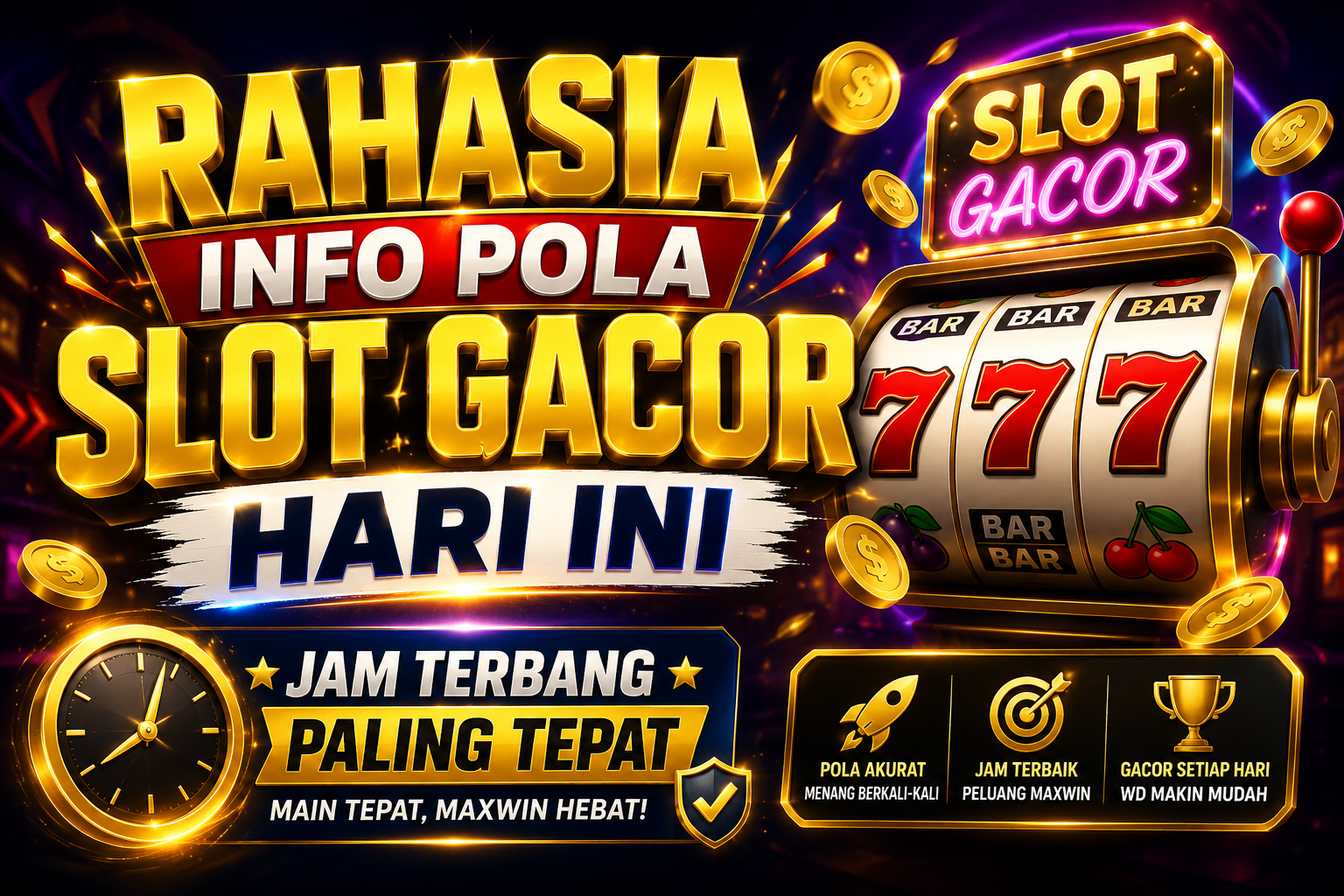 Rahasia Info Pola Slot Gacor Hari Ini dan Jam Terbang Paling Tepat